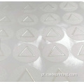 Etiquetas de adesivos de triangular de relevo cego personalizados